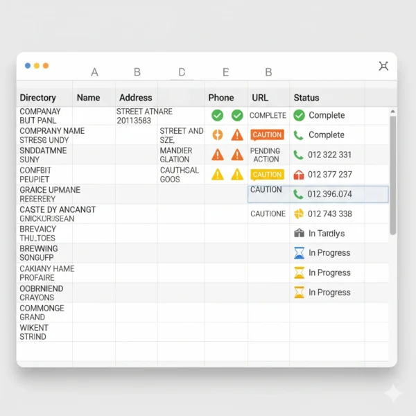 local citations tracker – business listings seo audit spreadsheet (excel & google sheets)
