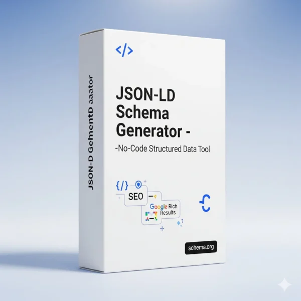 json ld schema generator – no code structured data tool